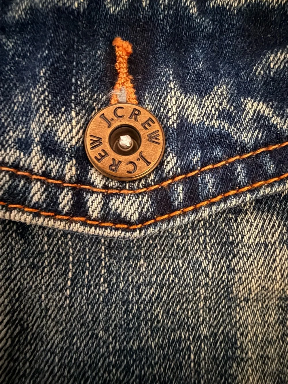 J. Crew Medium Blue Trucker Jacket, Men’s XXL